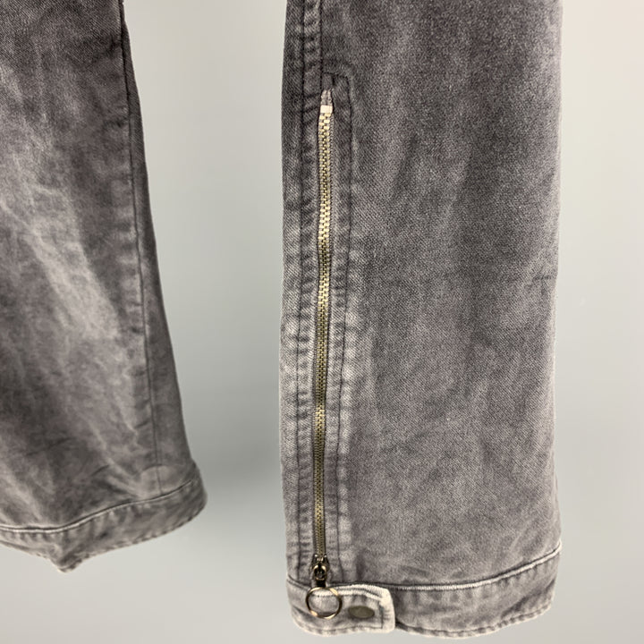 VIKTOR &amp; ROLF Taille 36 Pantalon décontracté en mélange de coton uni gris