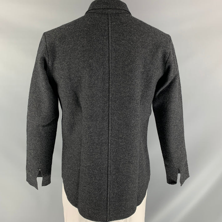 DANIEL CLEARY Size L Charcoal Heather Wool Jacket