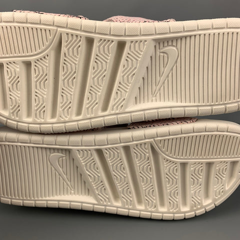 NIKE Talla 12 Sandalias de goma con textura rosa