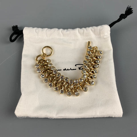 OSCAR DE LA RENTA Gold Metal Bracelet
