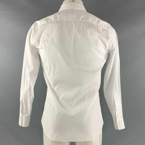 DSQUARED2 Size XXS White Cotton Button Up Shirt
