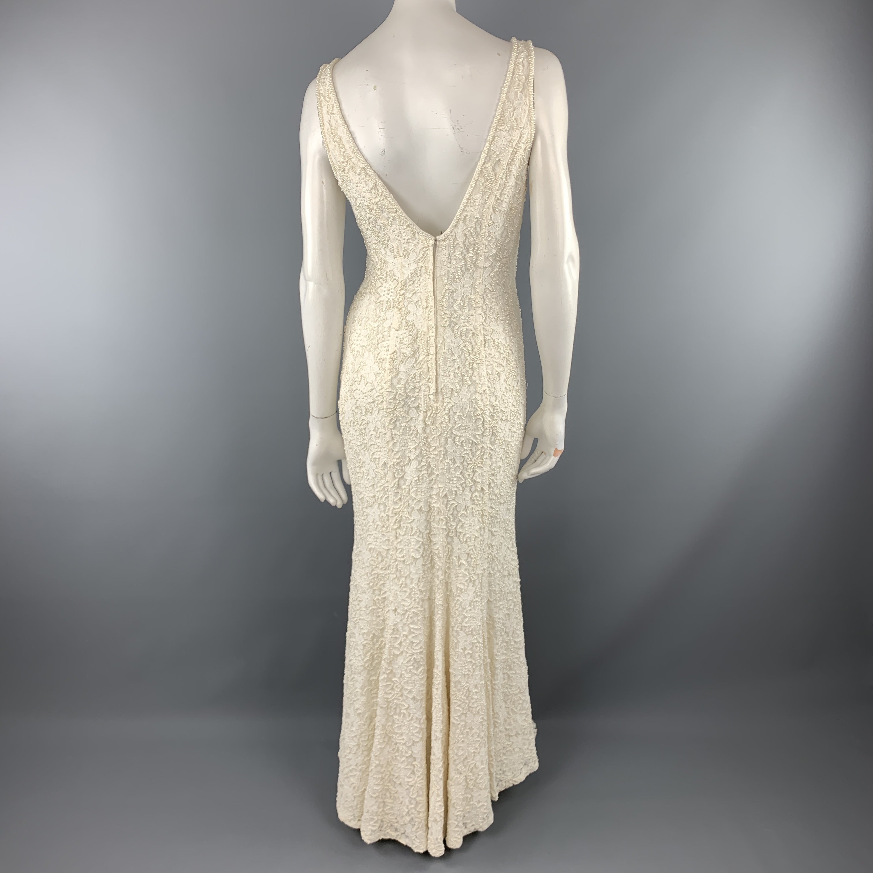 Carmen Marco Valvo buy Beaded gown