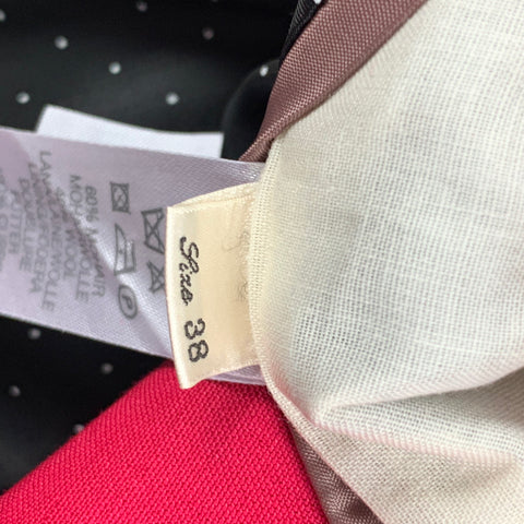 PAUL SMITH Size 38 Pink Mohair Wool Notch Lapel Suit