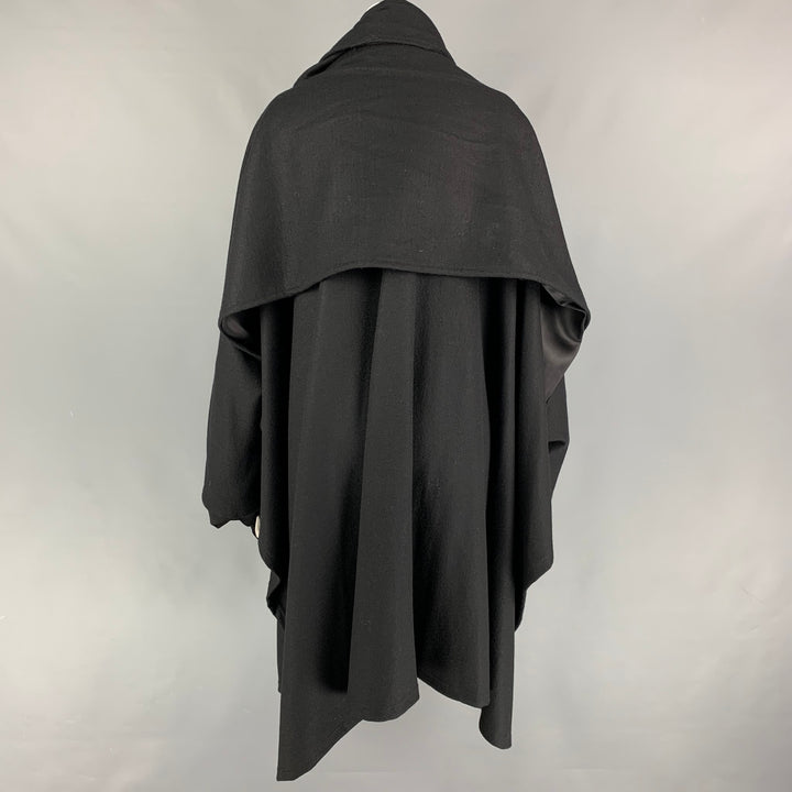 S'YTE by YOHJI YAMAMOTO Abrigo en capas de lana negro talla M