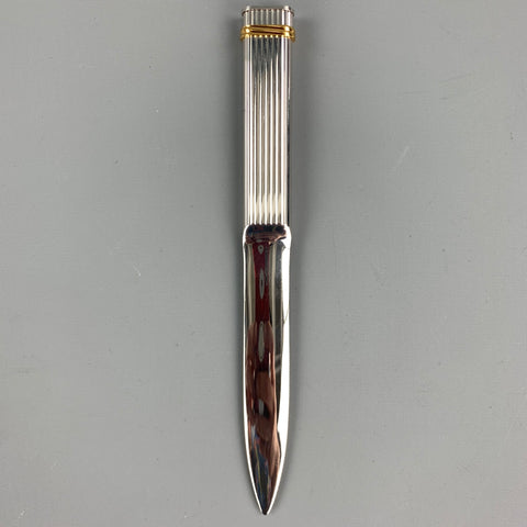 CARTIER "Must de Cartier" Ouvre-lettre en métal argenté