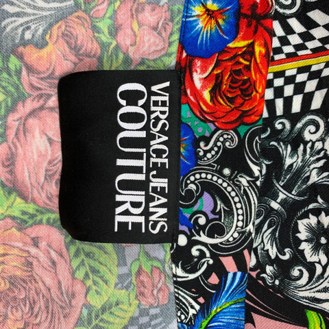 VERSACE JEANS COUTURE Size S Multi-Color Print Viscose Camp Short Sleeve Shirt