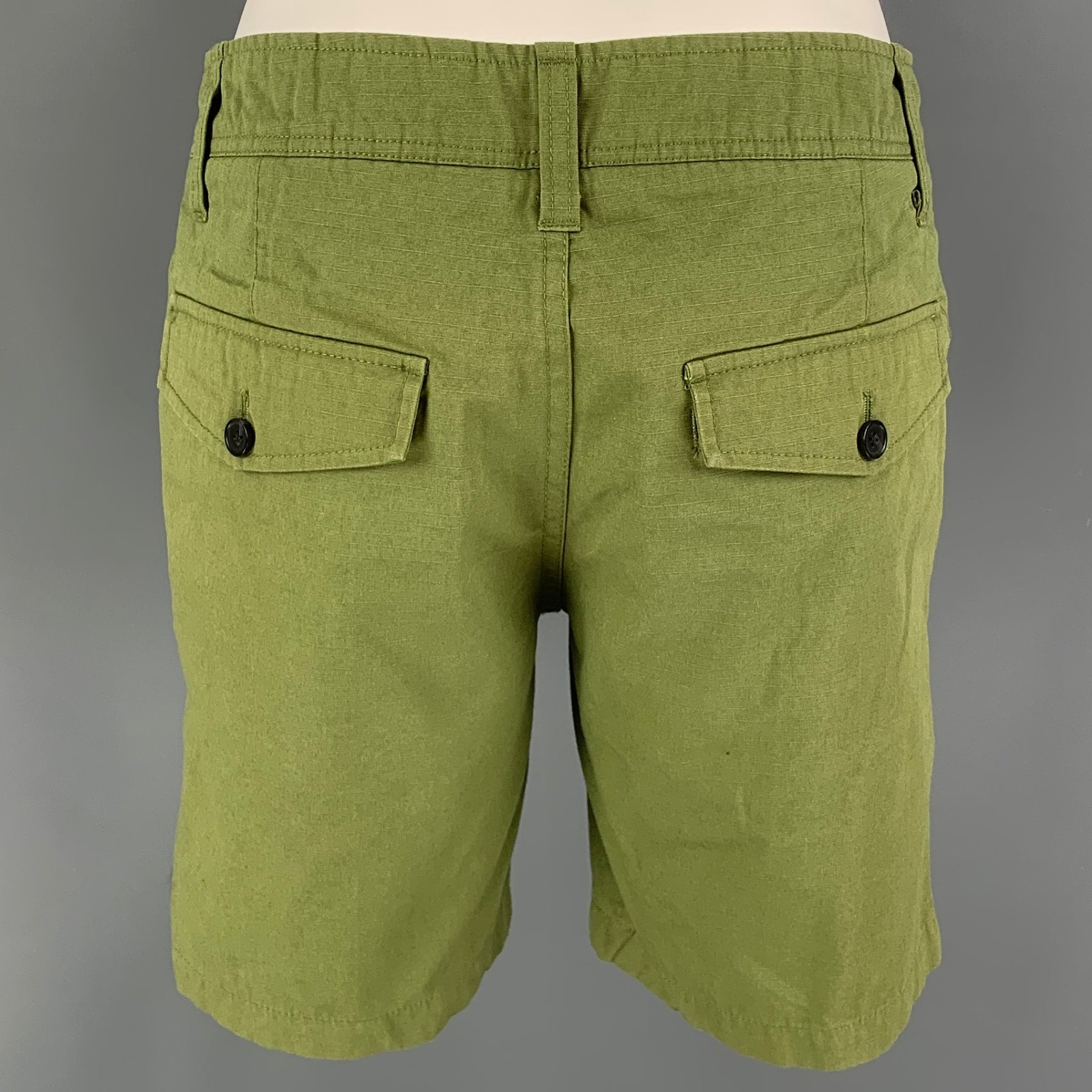 Saturdays NYC | Men's Mario Cotton Short | Jungle Green | Size M