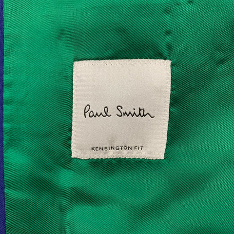 PAUL SMITH Kensington Fit Size 40 Regular Royal Blue Wool / Mohair Suit