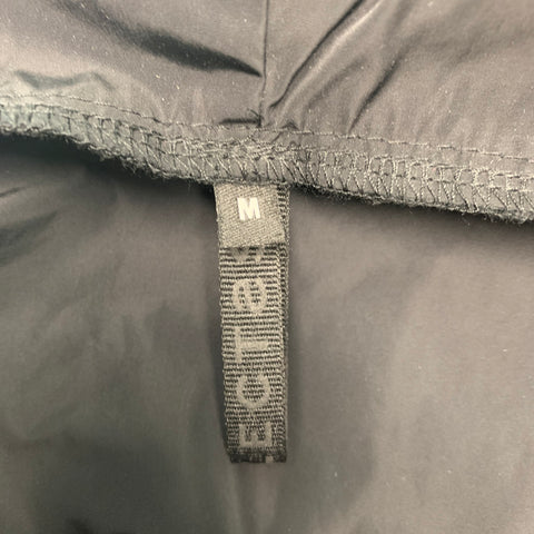 REFLECTSS  Size L Black Nylon Zip Up & Hood Coat
