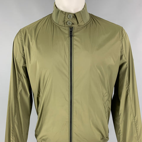 BOGNER Size 40 Olive Polyester Zip Up Jonas Jacket