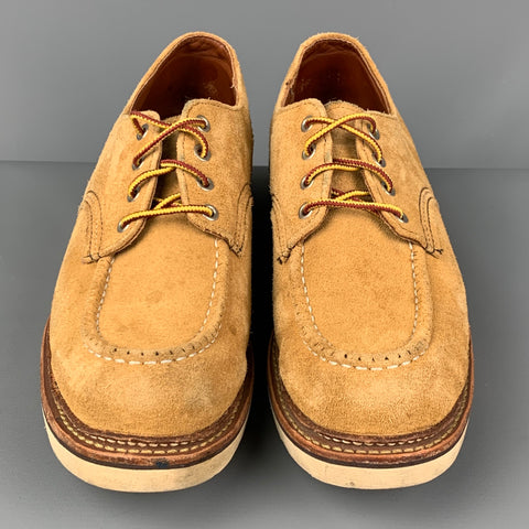 RED WING Size 10.5 Khaki Leather Low Top Lace Up Shoes