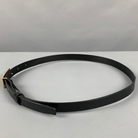 GUCCI Size 40 Black Leather Belt
