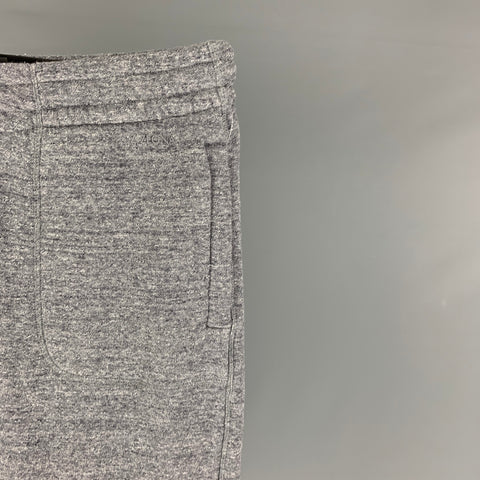 Z ZEGNA Size M Gray Cotton Blend Joggers Casual Pants