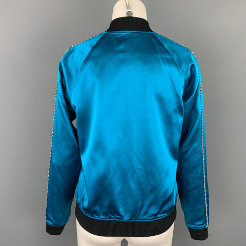 CEREMONIA DE APERTURA Talla XS Chaqueta Reversible Seda Aqua Seda