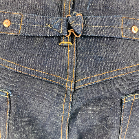 RRL by RALPH LAUREN Size 36 Indigo Contrast Stitch Selvedge Denim Jeans