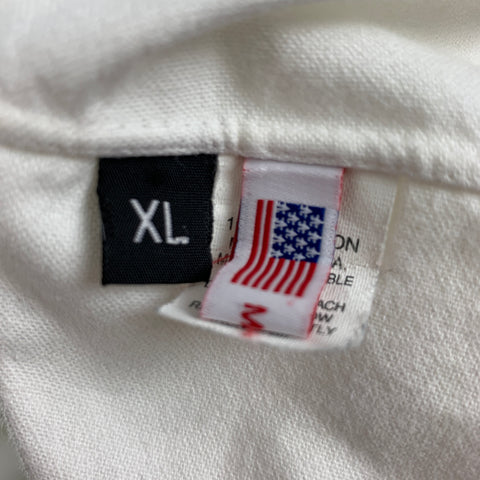 TODD SNYDER Size XL White Cotton Button Down Long Sleeve Shirt
