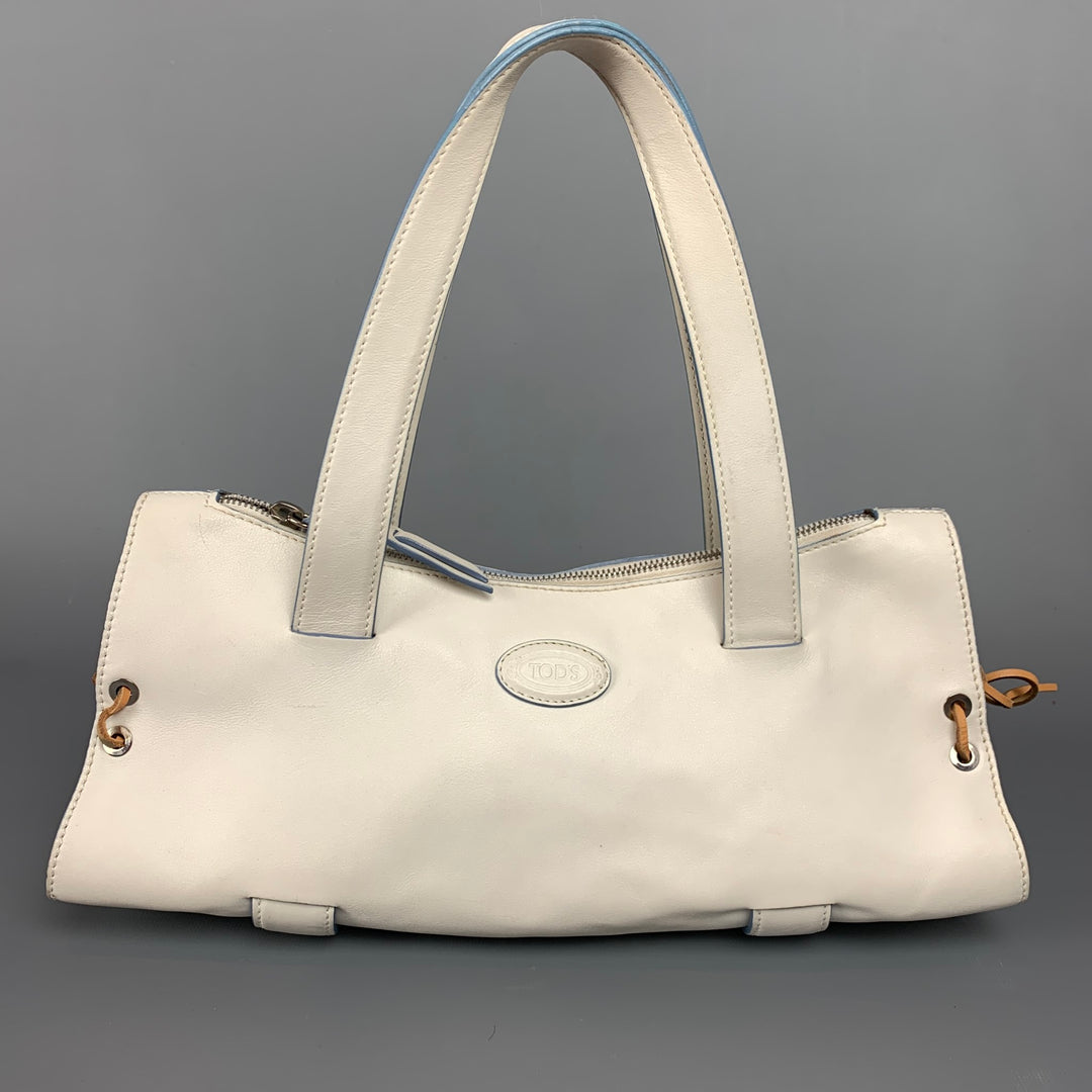 TOD'S Bone Leather Top Handle Handbag