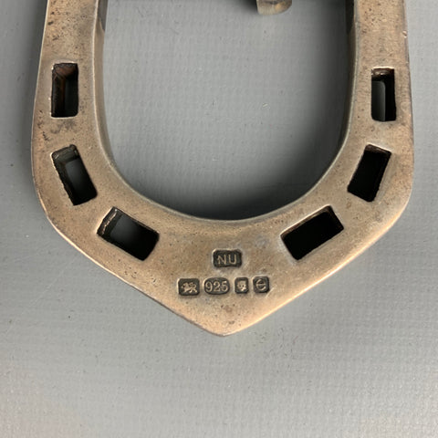 NOT LISTED Sterling Silver Heavy Belt Buckle