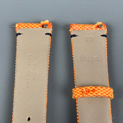 MERCI Orange Yellow Checkered Watch Band