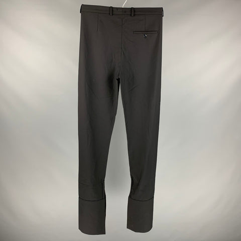 J.W.ANDERSON Size 30 Black Flat Front Dress Pants