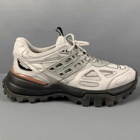 AXEL ARIGATO Size 10 Grey Leather Lace Up Sneakers