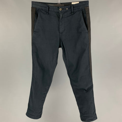 RAG &amp; BONE Talla 31 Pantalones casuales de algodón negro marino