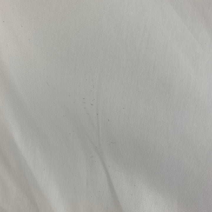 ESKANDAR Size 0 White Cotton Cropped Shirt