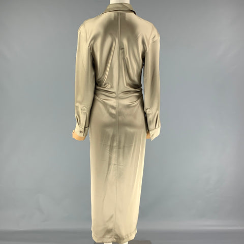 NANUSHKA Size XS Moss Triacetate Blend Shirt Dress
