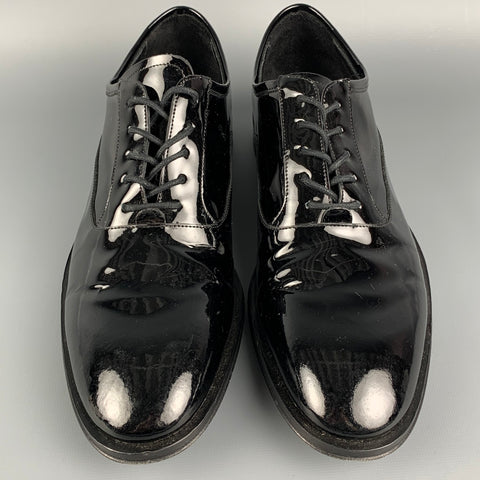 ALLEN EDMONDS Size 10 Black Leather La Scala Lace Up Shoes
