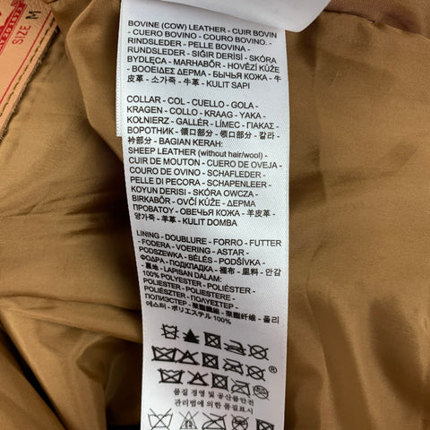 LEVI'S Size M Tan Suede Trucker Jacket