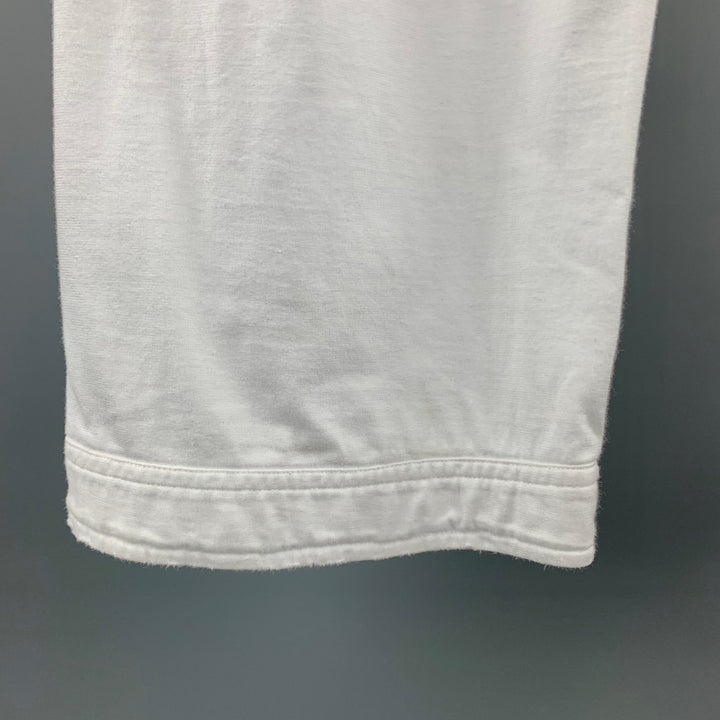 DSQUARED2 Size 30 Tuff Pup White Cotton Graphic Sweatpants