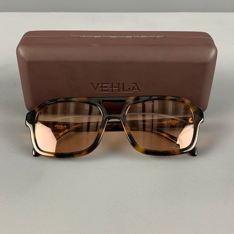 VEHLA Brown Tortoise Shell Acetate Sunglasses