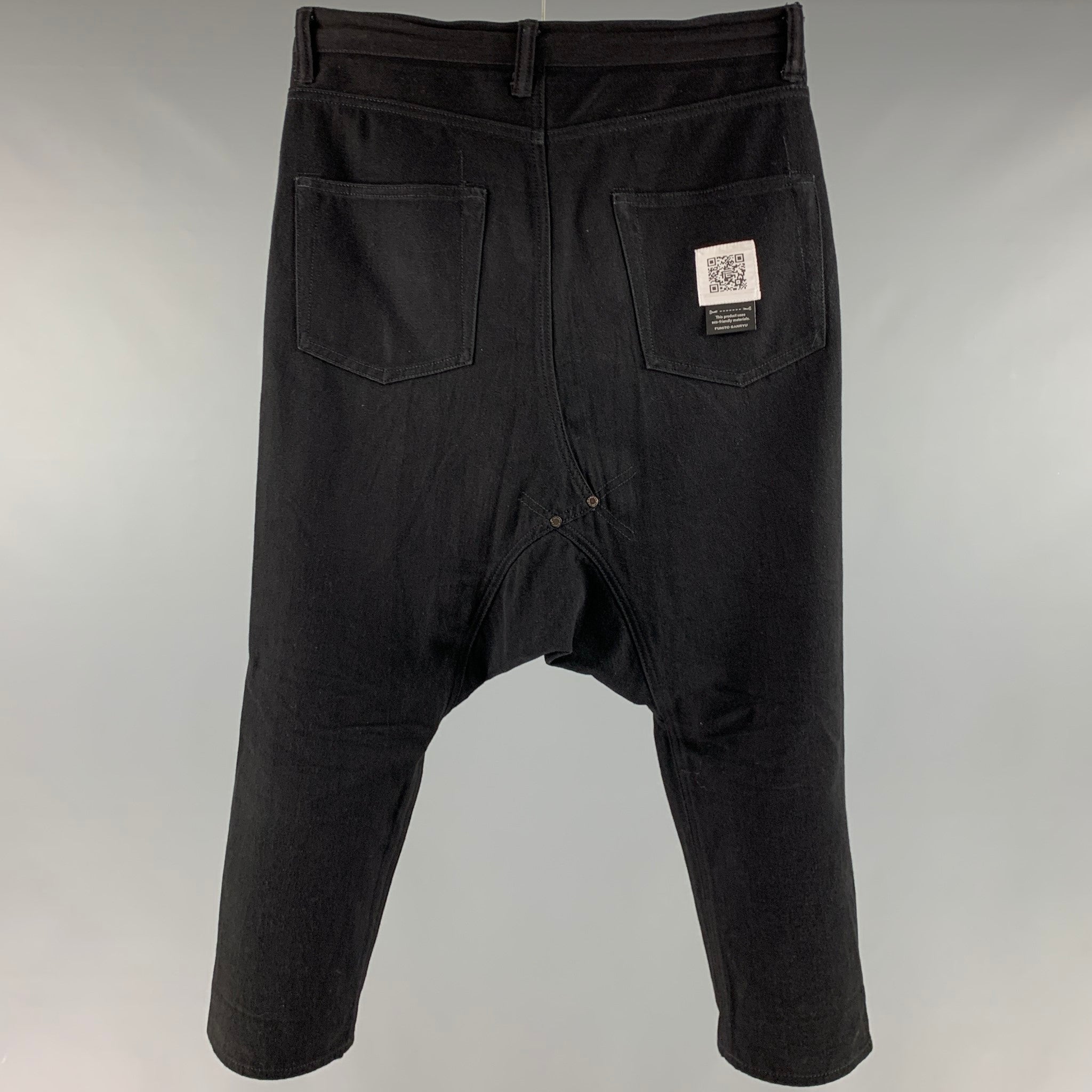 FUMITO GANRYU Size S Black Cotton Drop Crotch Casual Pants – Sui FUMITO GANRYU Size S Black Cotton Drop Crotch Casual Pants – Sui