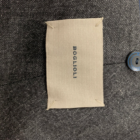 BOGLIOLI Size M Grey Charcoal Wool Blend Single Breasted Sport Coat