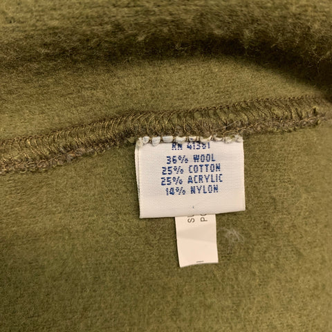 POLO by RALPH LAUREN Size L Green Heather Wool Blend Shawl Collar Cardigan