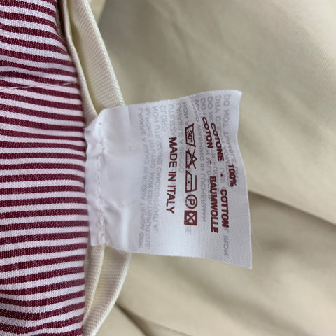 BRUNELLO CUCINELLI Size 34 Cream Cotton Casual Pants