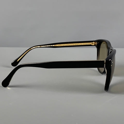 OLIVER PEOPLES Black Acetate Daddy B Sunglasses