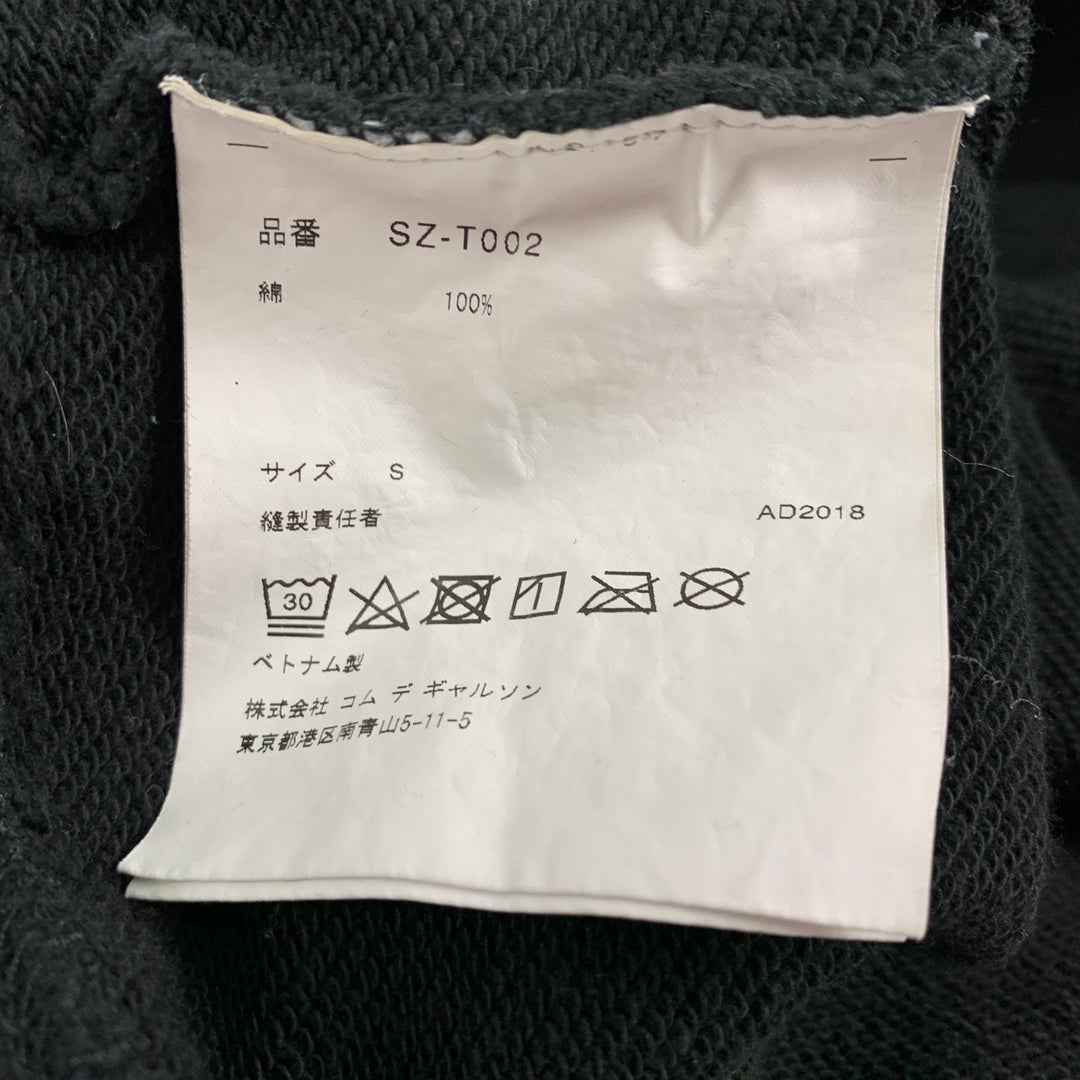 COMME des GARCONS Size S Black Logo Long Sleeve Sweatshirt