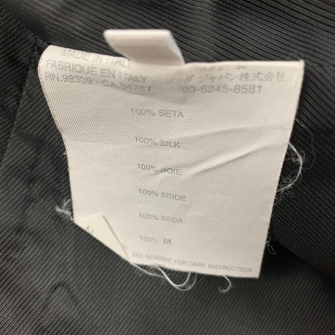 PRADA Size 4 Blush Silk Single Breasted Jacket
