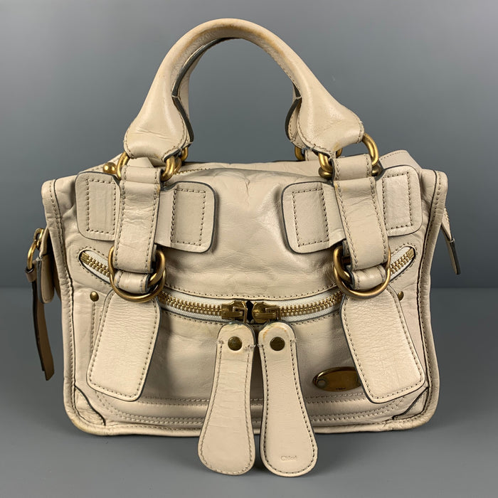 CHLOE Beige Leather Shoulder Bag