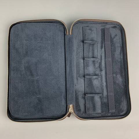 HODINKEE Dark Brown Leather Watch Travel Case