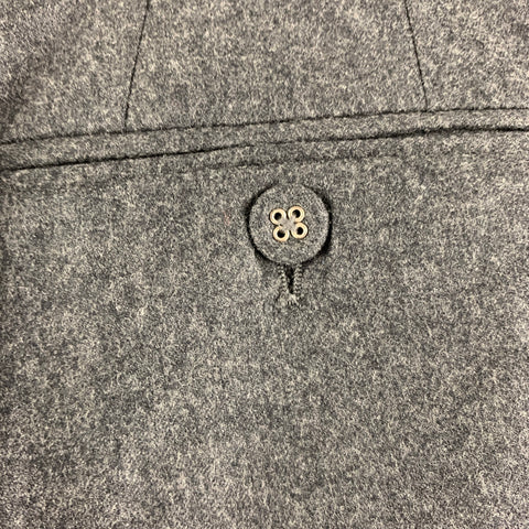 OFFICINE GENERALE Size 32 Grey Heather Wool Pleated Dress Pants
