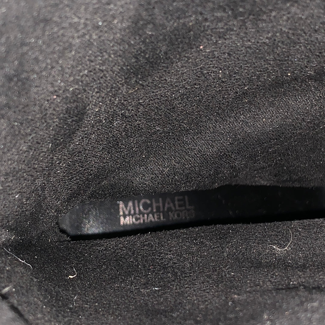 MICHAEL by MICHAEL KORS Taille 7,5 Bottes Asha en daim noir à enfiler