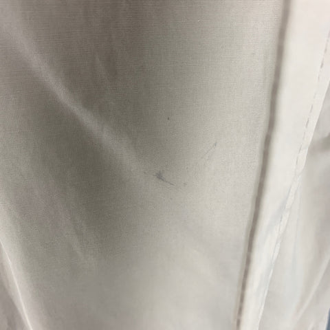 PRADA Size 38 Ivory Solid Cotton Polyester Trench Coat