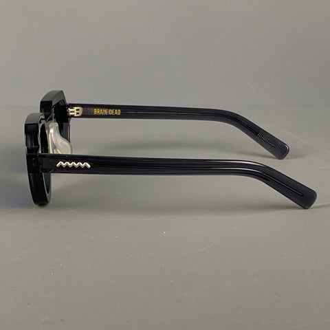 POST-MODERN PRIMITIVE EYE PROTECTIO Grey Acetate Sunglasses & Eyewear