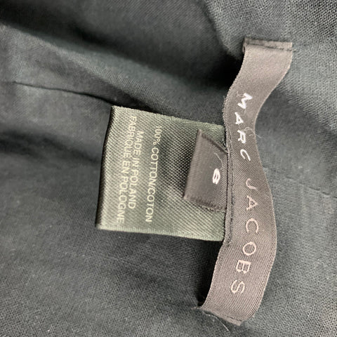 MARC by MARC JACOBS Size 8 Charcoal Cotton Jacket Blazer
