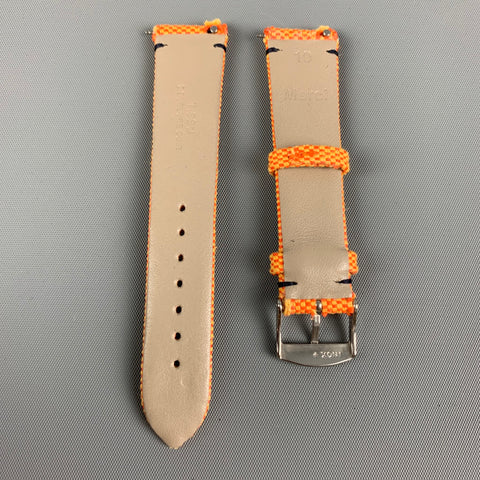 MERCI Orange Yellow Checkered Watch Band