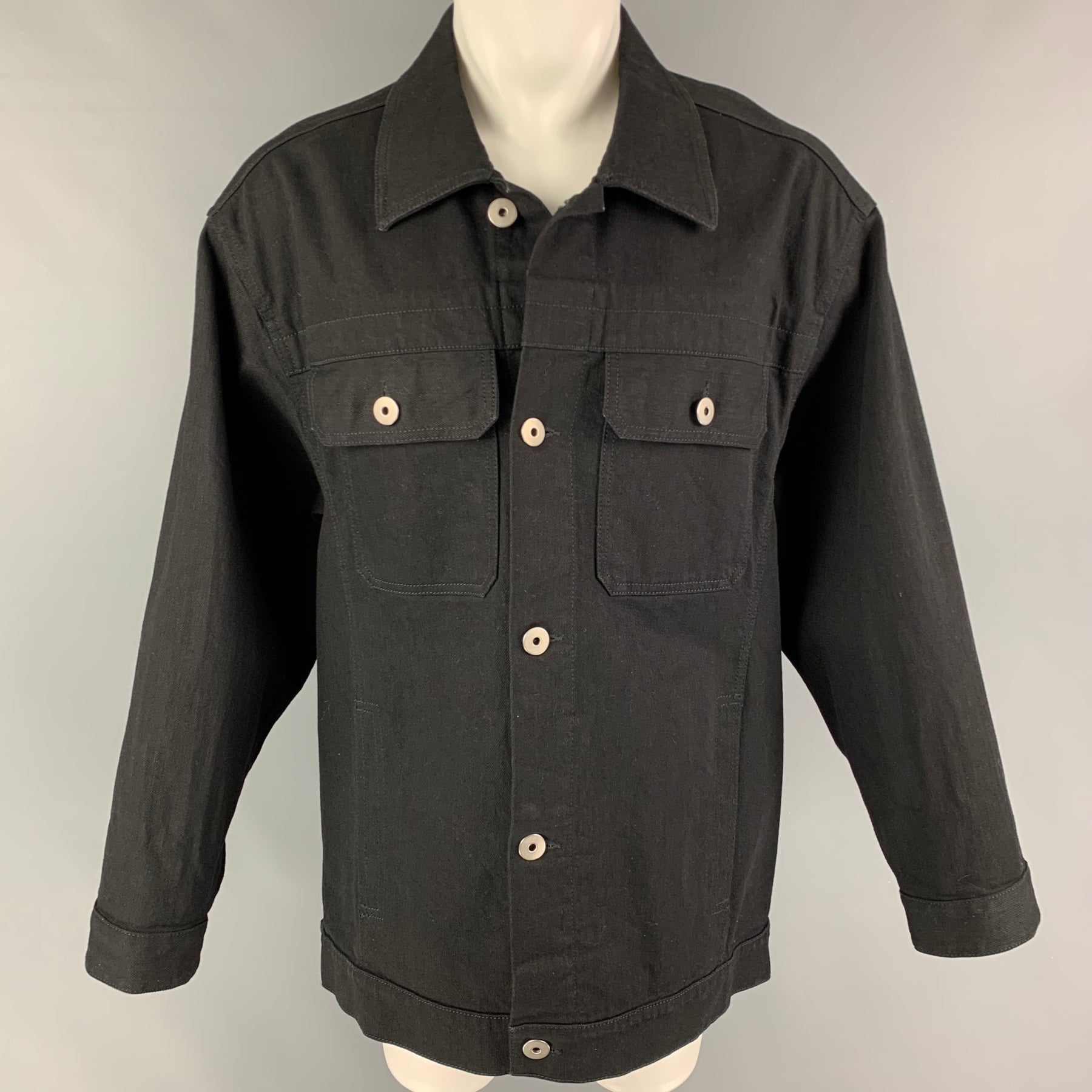 MAISON MARGIELA Size XS Black Multi-Color Abstract Cotton