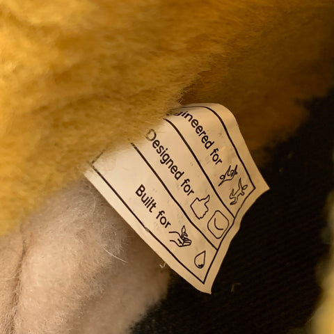 DECKER Taille 10 Bottes à enfiler en peau de mouton jaune et gris