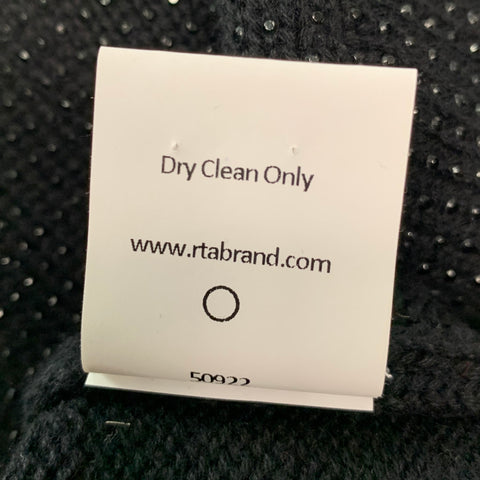 RtA Size S Black Cotton Long Sleeve Dress